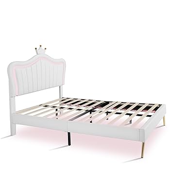 Princessページ Amazon.com: Harper & Bright Designs Full Size Princess Bed